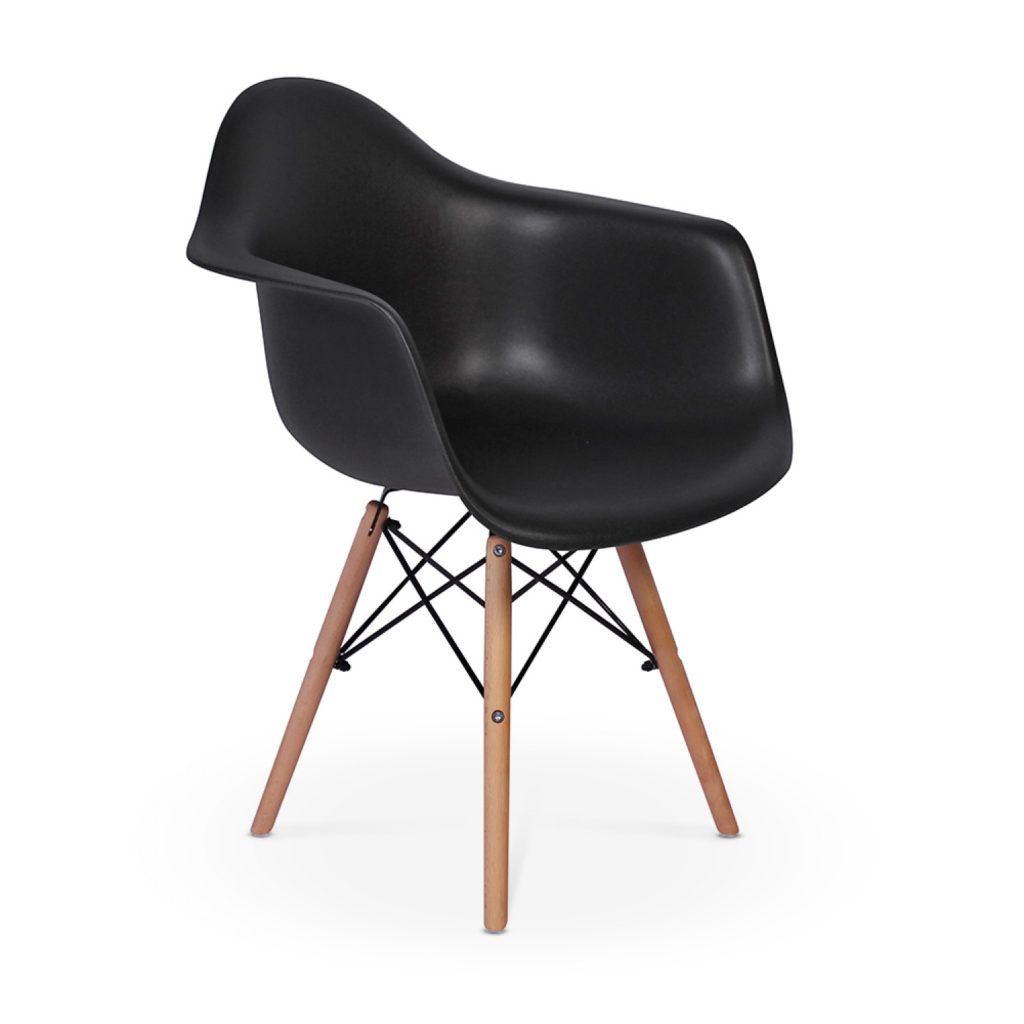 cadeira charles eames daw wood