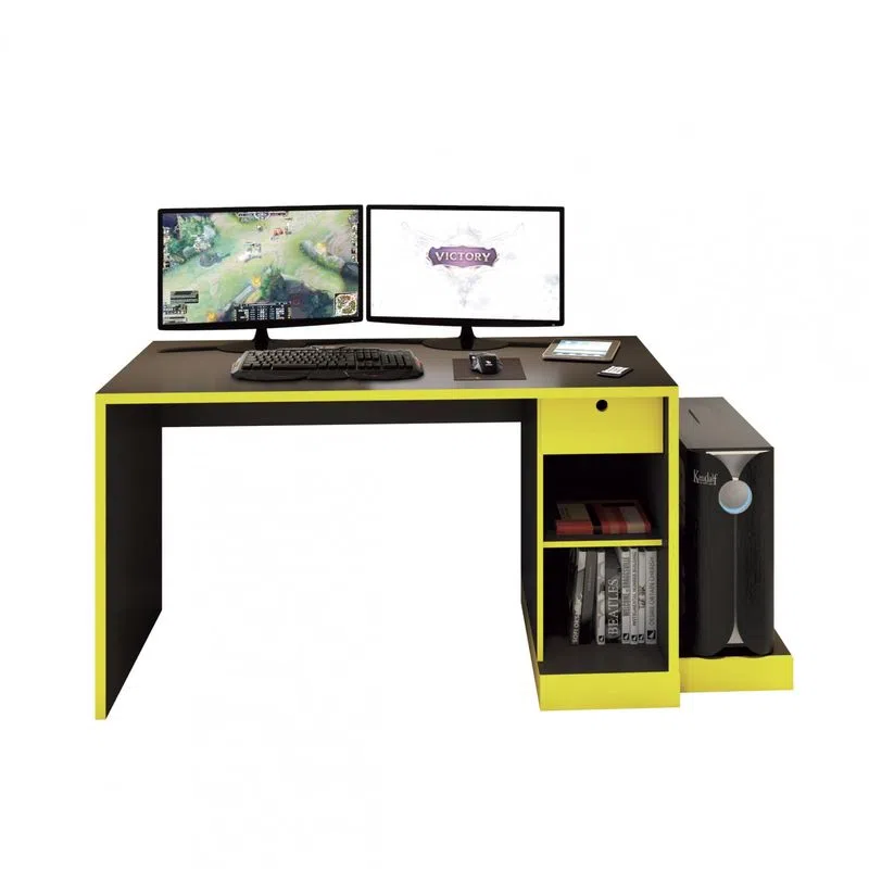 Mesa Para Computador Notebook Desk Game Drx 3000 Preto - Móveis Leão