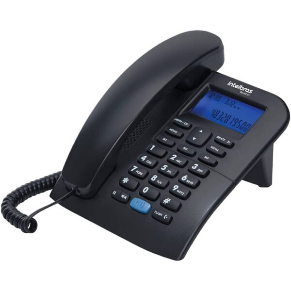 Telefone Intelbras TC 60 ID Preto 4000074