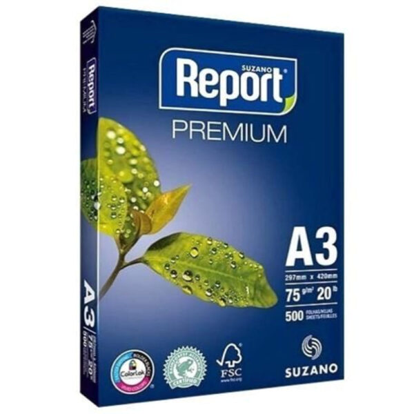 Papel Report A3 Multiuso 500 Folhas 75g