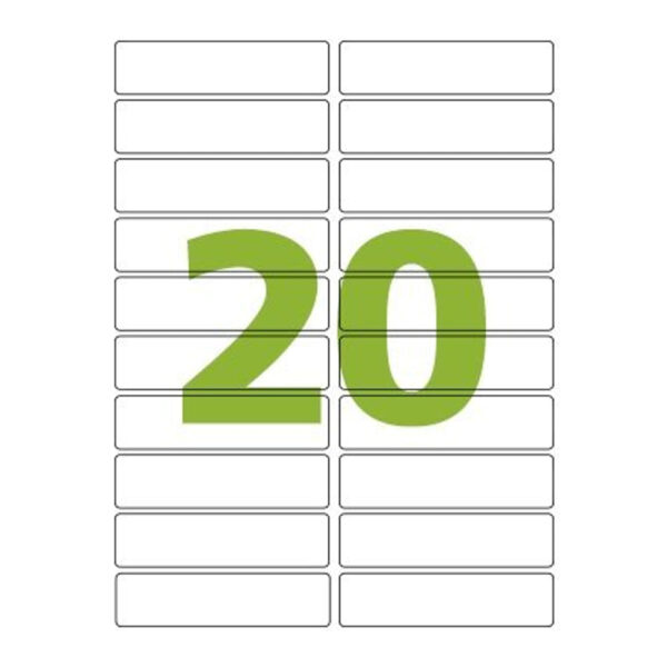 Etiquetas Maxprint 100 Folhas C20 6181