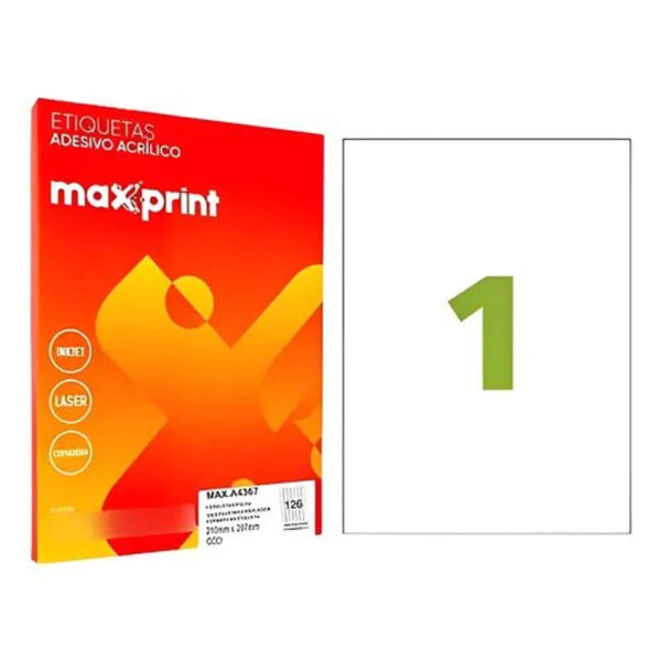 Etiquetas Maxprint 100 Folhas A4367