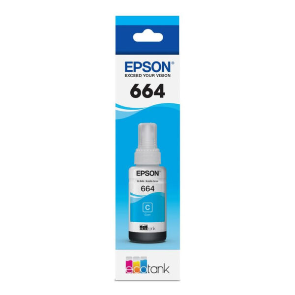 Refil Epson T664220 Azul para Impressora L200 70ml