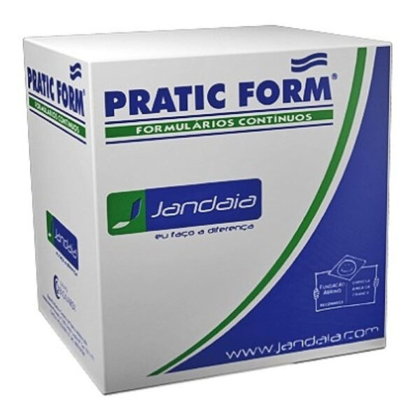 Formulário Contínuo Jandaia 7126 1 Via Branco 3000 Folhas