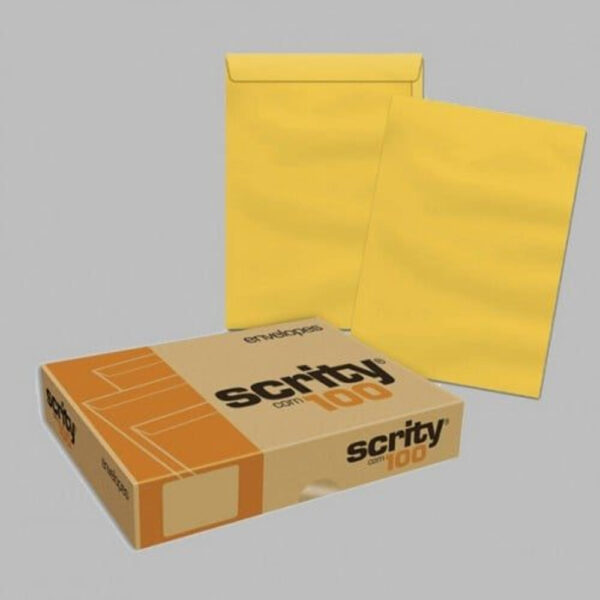 Envelope Scrity 176x250mm Ouro | UNIDADE