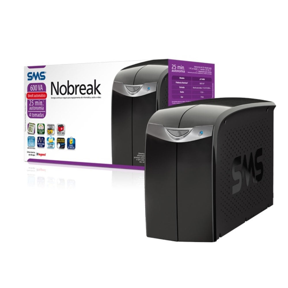 No Break SMS 600VA Bivolt