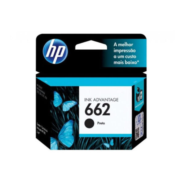 Cartucho HP 662 CZ103AB Preto