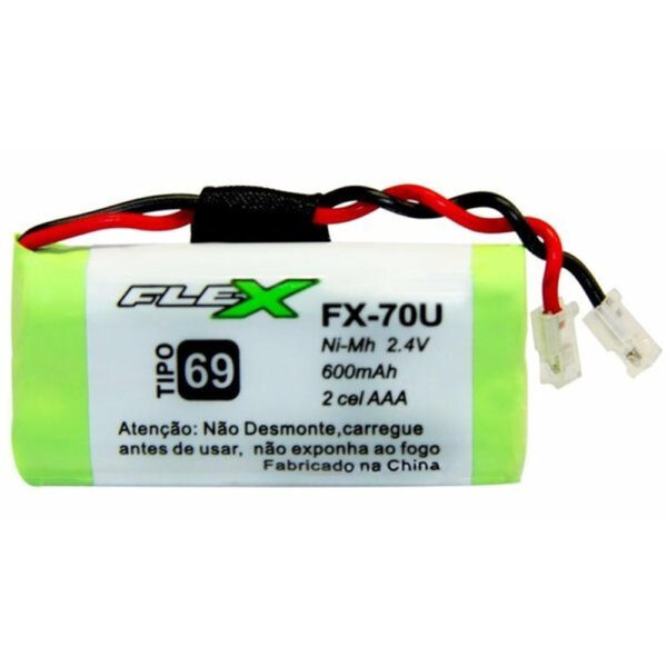 Pilha Flex para Telefone 2 4V FX 70U Branca