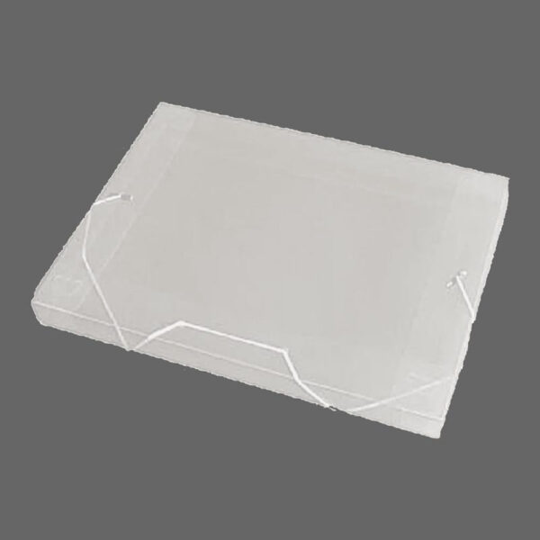 Classificador ACP Plástico com Elástico 3cm 1023 Cristal