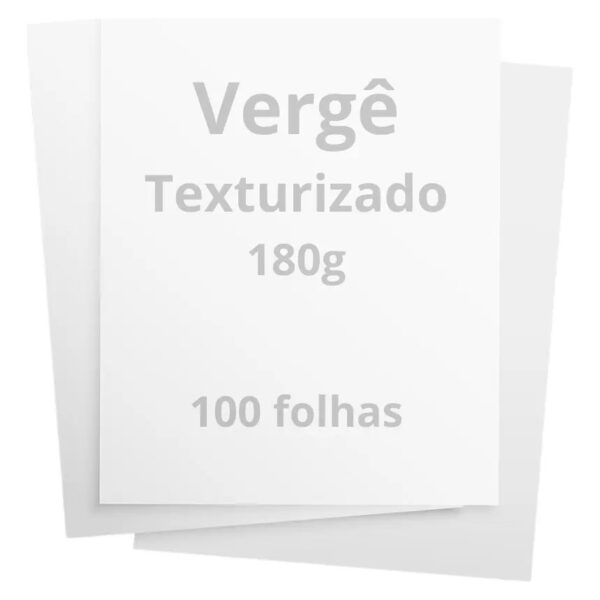PAPEL BH VERGE BRANCO180G 50 FLS