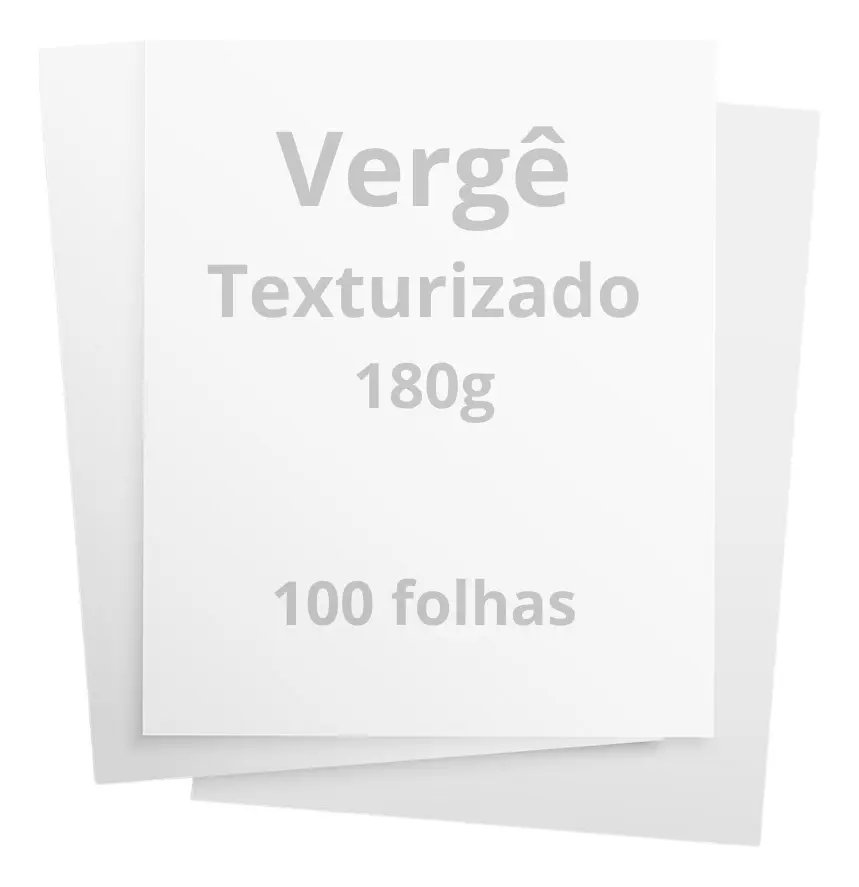 PAPEL BH VERGE BRANCO180G 50 FLS