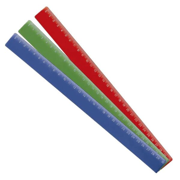 REGUA WALEU 30CM CORES | UNIDADE