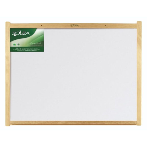 Quadro Souza Branco 200x120 Madeira Pinus LX