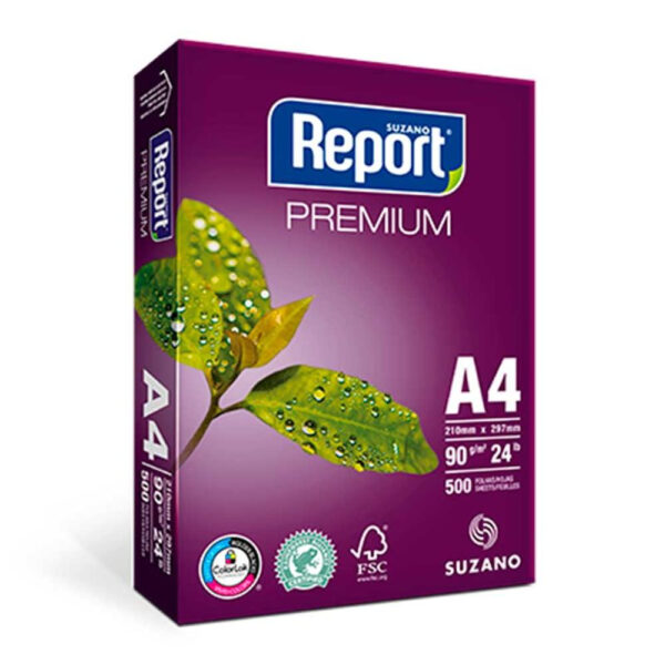 Papel Report A4 500 Folhas 90g Premium