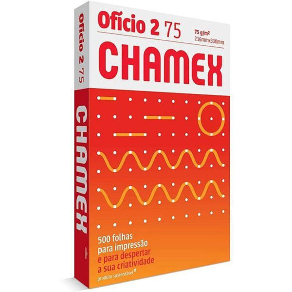 Papel Chamex Ofício 2 500 Folhas 75g