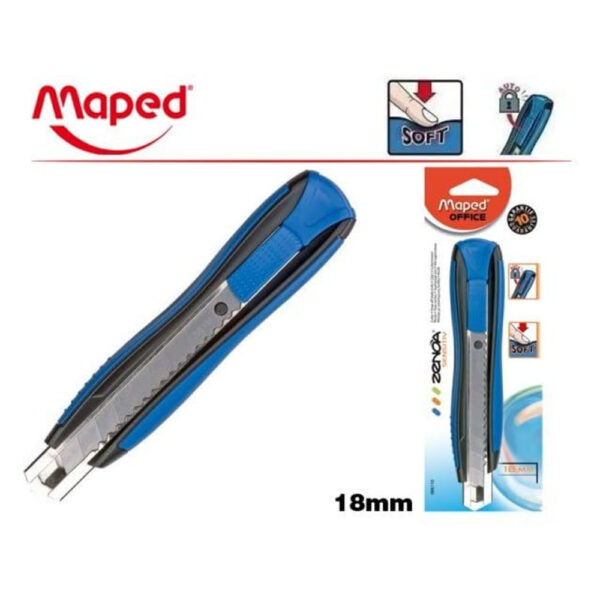 Estilete Maped Zenoa Sensitiv 18mm 086110
