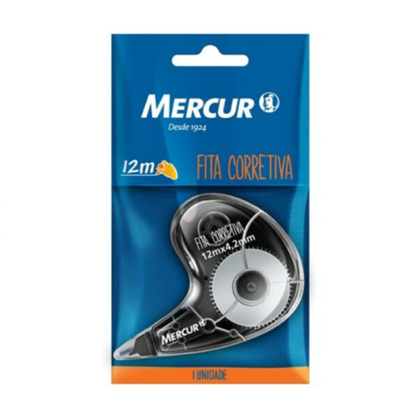 Fita Corretiva Mercur 12m x 4,2mm | UNIDADE