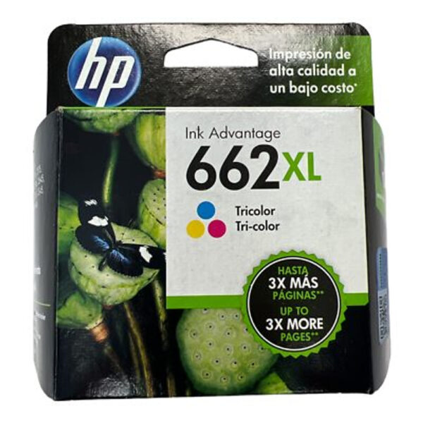 Cartucho HP 662XL Color para Impressoras 2515/2516
