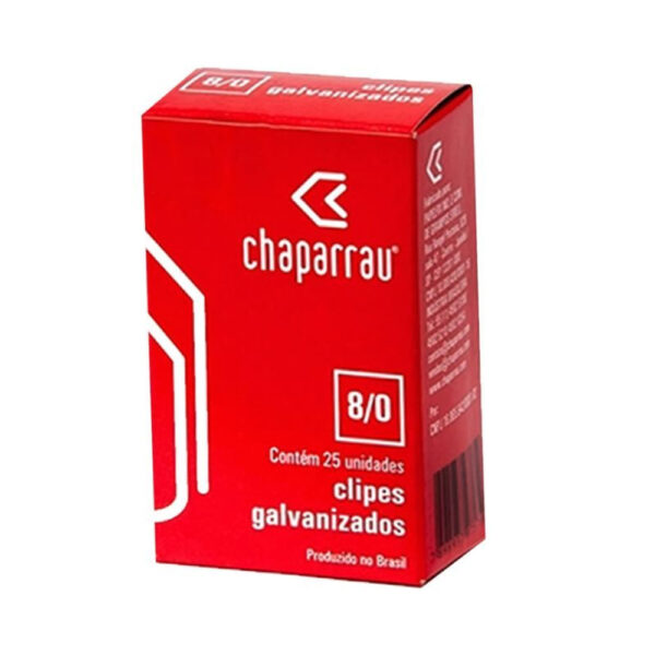 Clips Chaparraú Galvanizado 8/0 25 Unidades
