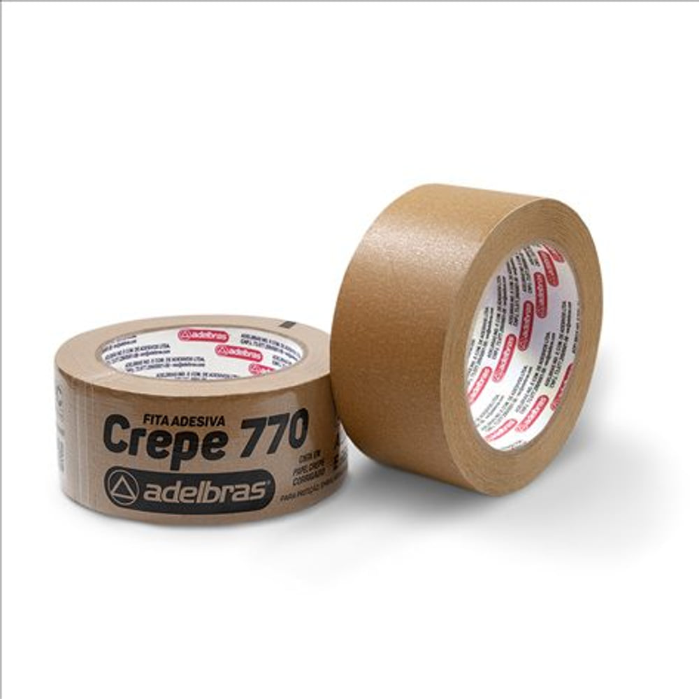 Fita Crepe Adelbras 48mm x 50m Kraft | UNIDADE
