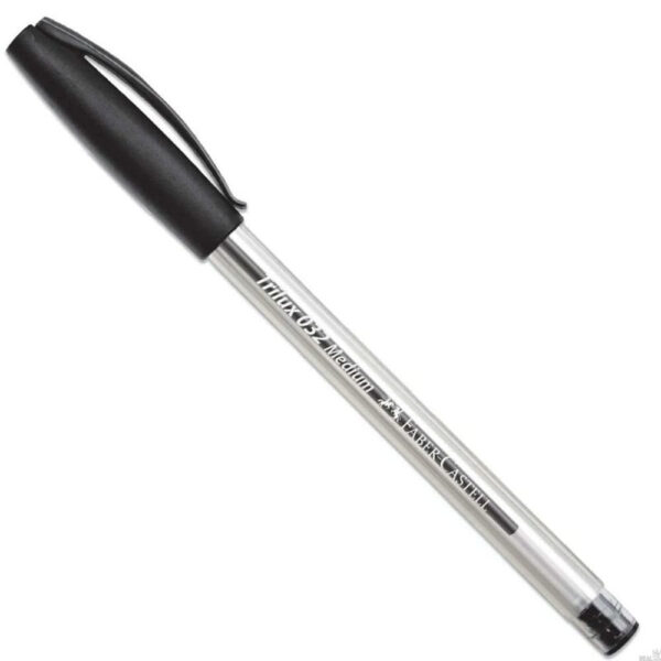 Caneta Esferográfica Faber Castell Trilux Preta | UNIDADE