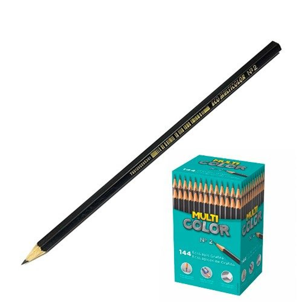 Lápis Grafite Multicolor Super Preto