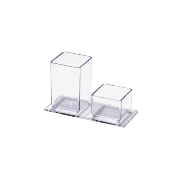 Porta Lápis Acrimet Clips 939 3 Cristal