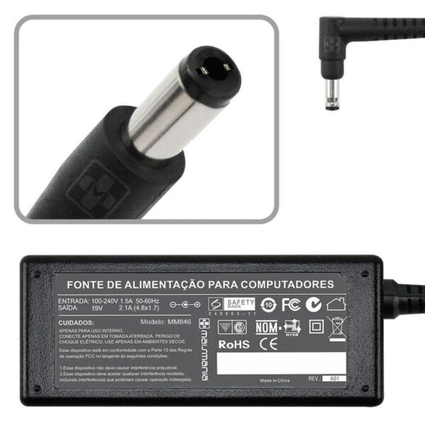 Fonte Original para Notebook 19V