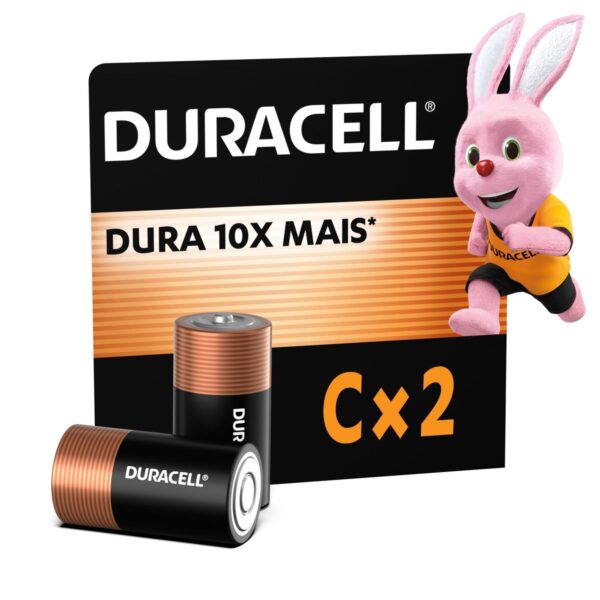 PILHA DURACELL ALCALINA MED C2 MN14OOB2