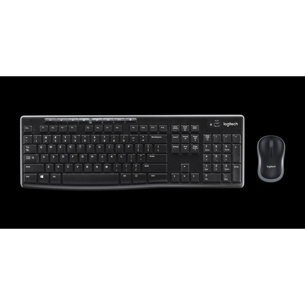 Teclado e Mouse Logitech MK270 Sem Fio