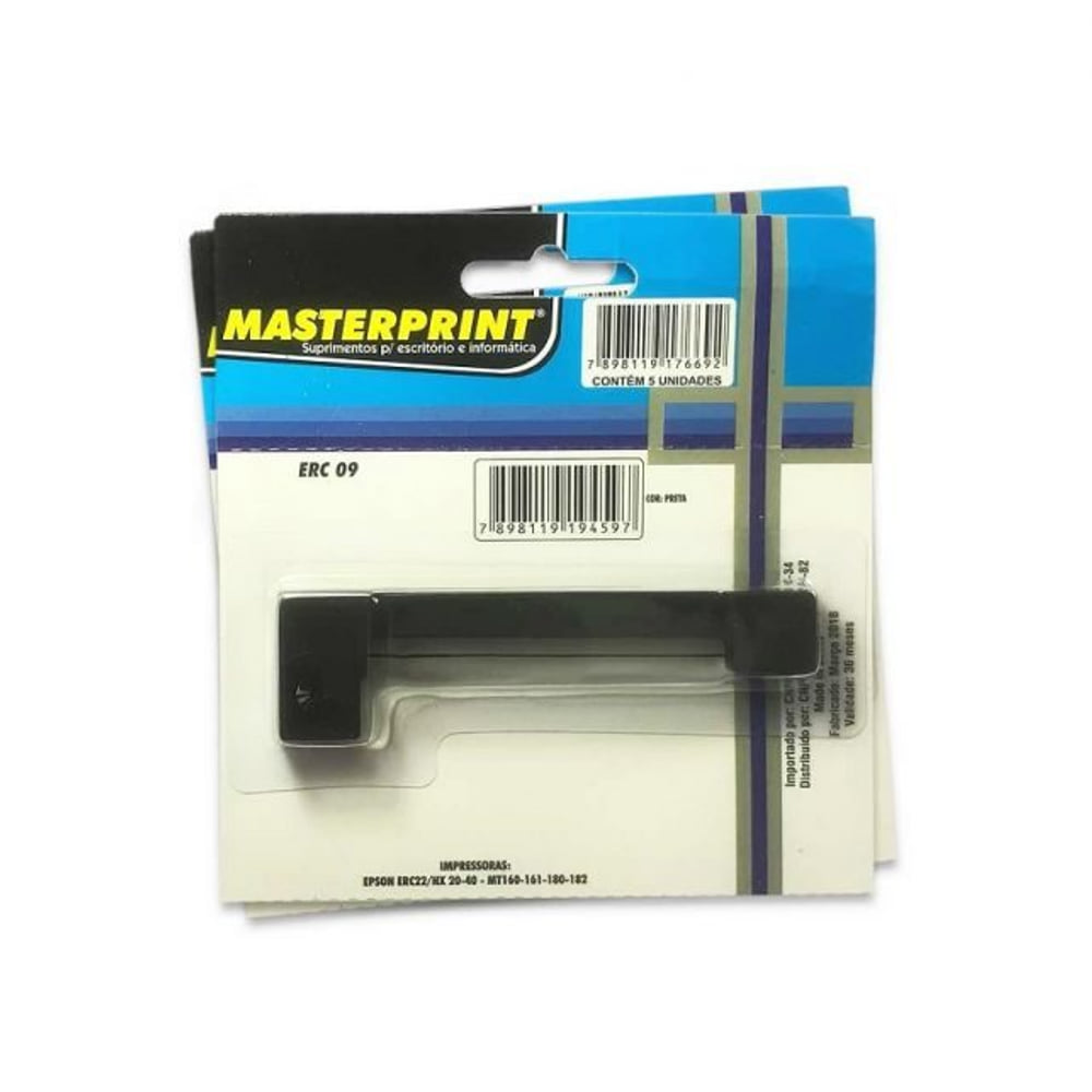 Fita Masterprint Epson ERC 09 | UNIDADE