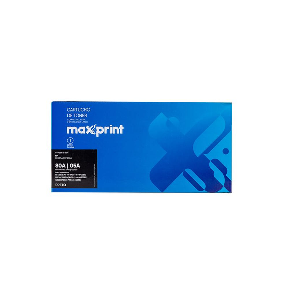 Toner Maxprint Universal Premium Preto 80A/05A 5613667