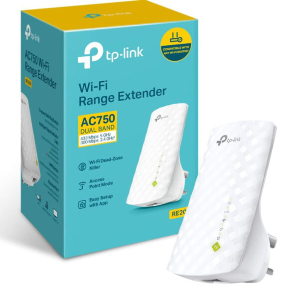Repetidor TP Link Wireless RE200 300Mbps AC750