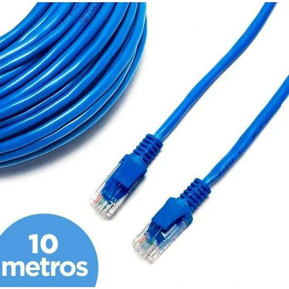 Cabo de Rede X Cell XC CR 10 Metros Azul