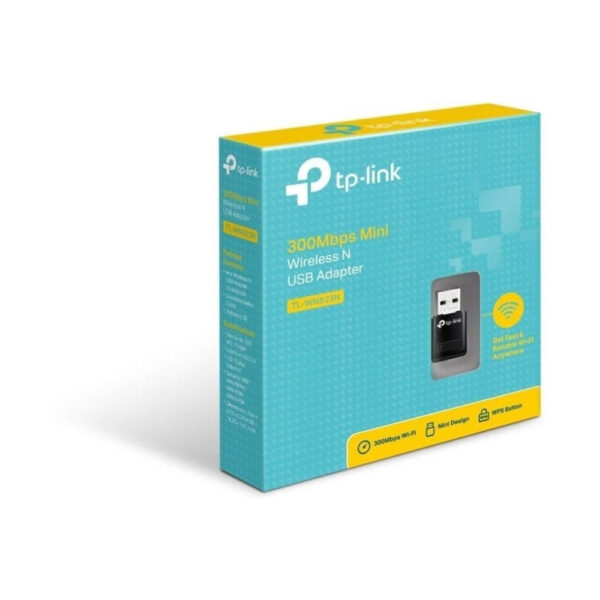 Adaptador TP Link Mini USB Wireless N300 WPS WN823N