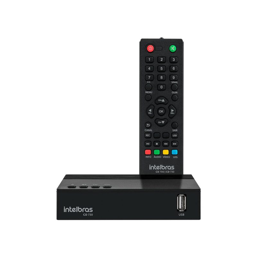 Conversor Digital Intelbras HDTV com Gravador CD730