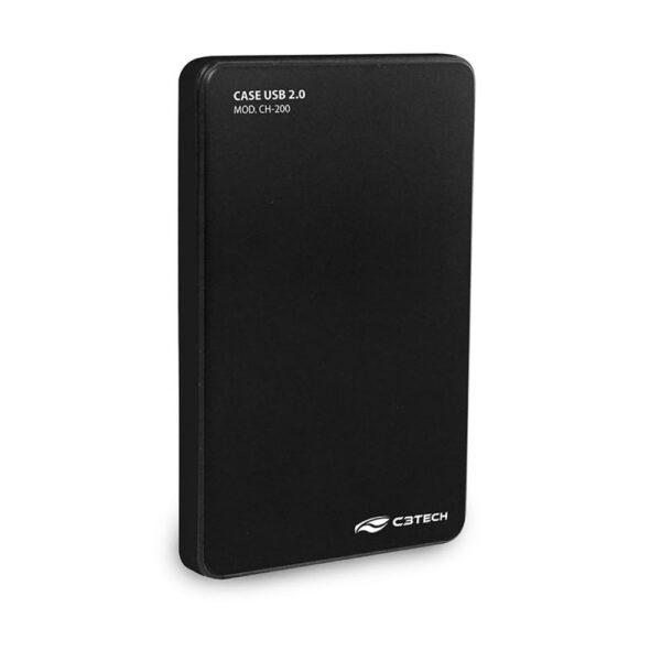 Gaveta para HD Externo 2,5" USB 2 0 CH 200 Preta C3T