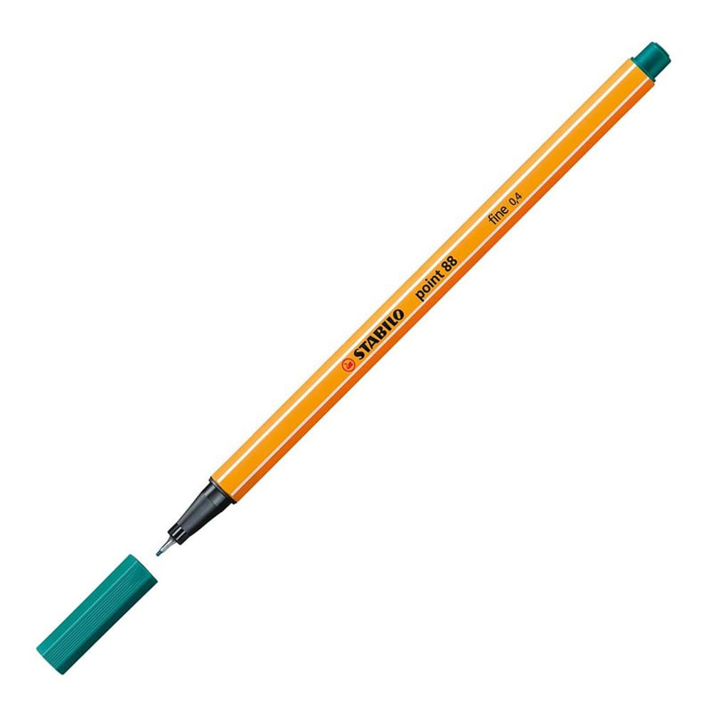 Caneta Stabilo Cores Point 0,4mm Azul Turquesa | UNIDADE