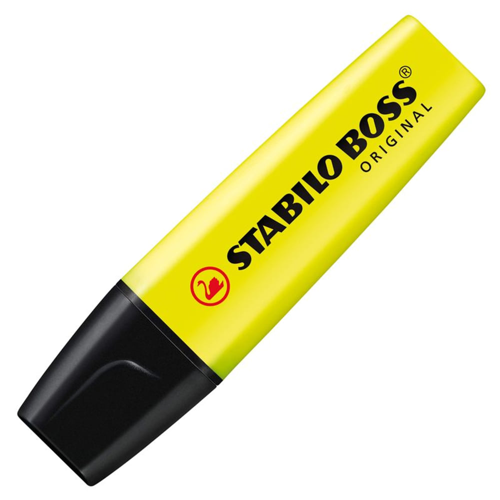 Marcador Stabilo Boss Amarelo Neon | UNIDADE