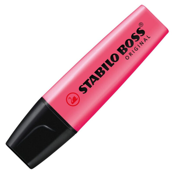 Marcador Stabilo Boss Rosa Neon | UNIDADE