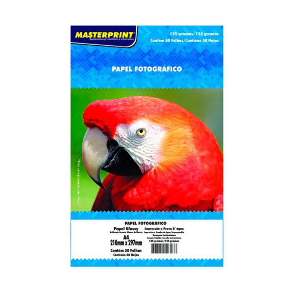Papel Fotográfico Masterprint 135g 50 folhas