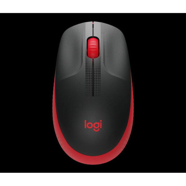 Mouse Logitech M190 Sem Fio Vermelho