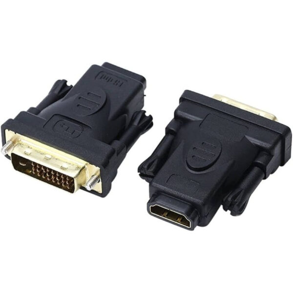 Adaptador DVI Macho 24+1 para HDMI Fêmea