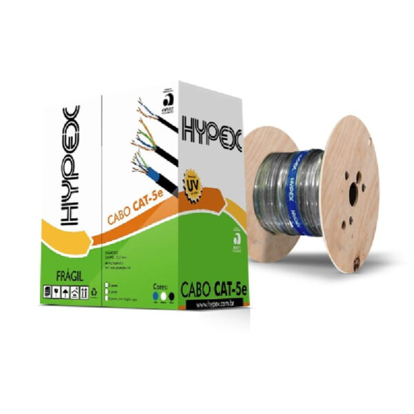 Cabo De Rede Hypex Cat5 Preto | P/METRO