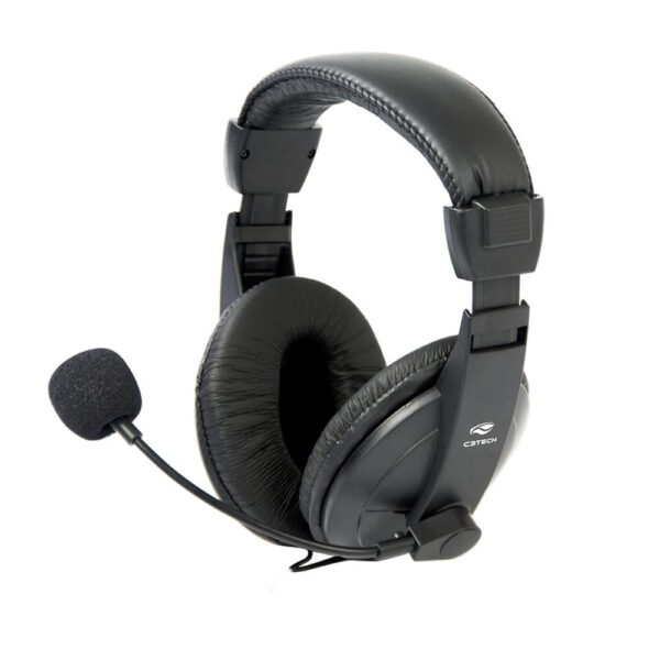 Fone de Ouvido C3T com Microfone Voicer Comfort PH 60BK