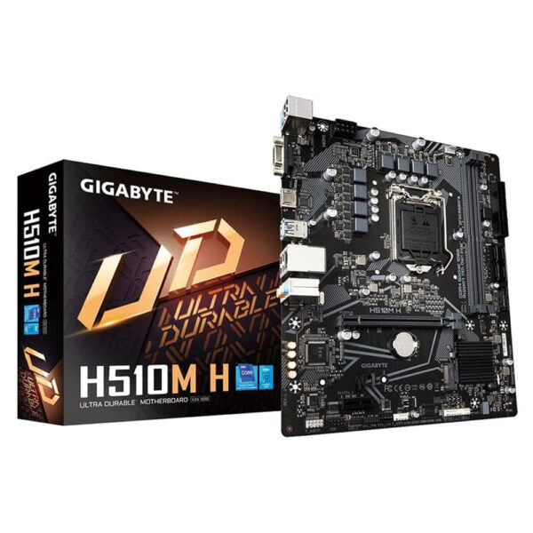 Placa Mãe Gigabyte H510M E1200 DDR4 VGA M 2 ATX