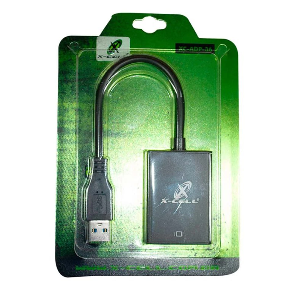 Cabo Conversor USB 3 0 Macho para HDMI Fêmea XC ADP 36