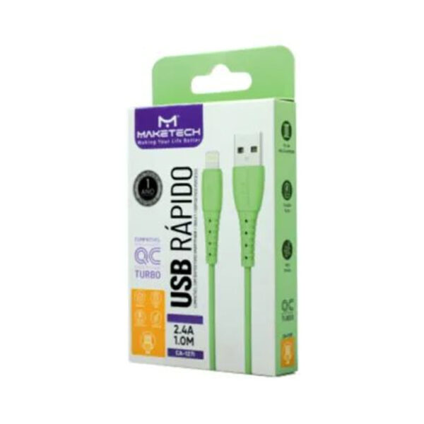 Cabo USB Modelo CA 127I 1 Metro Verde Maketech
