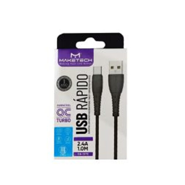 Cabo USB Modelo CA 127C 1M Preto Maketech