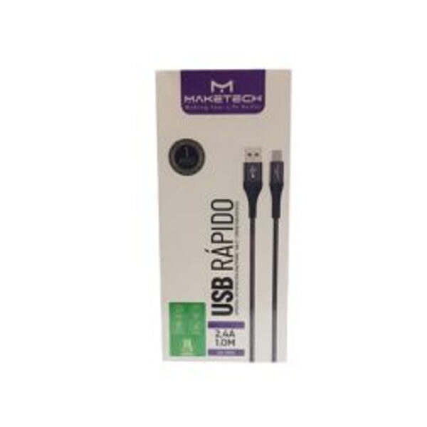 Cabo USB Modelo CA 101A 1M Preto Maketech